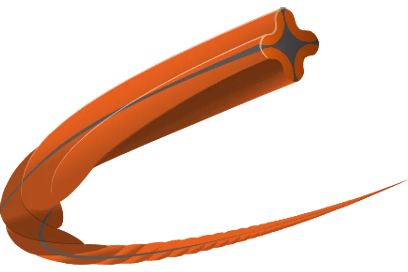 Flaks Husqvarna WHISPER TWIST - 2,7 mm x 10 m