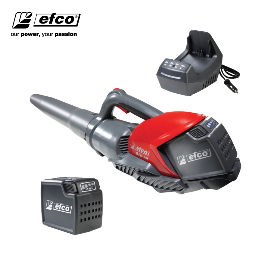 EFCO baterijski puhač - SET EF SAI 60 + 1 x 5Ah + CRG ‑ 40V