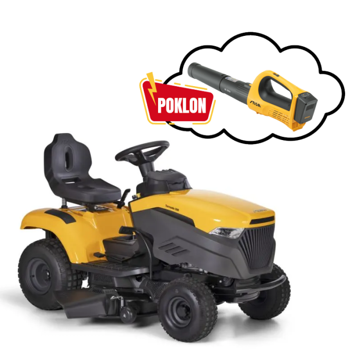 STIGA TORNADO 398 - Traktorska kosilica + GRATIS PUHAČ STIGA BL 100 KIT