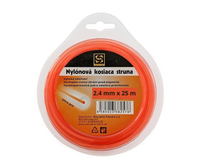 FLAKS NAYLON NIT 2.4mmX25m OKRUGLA DUO LINE