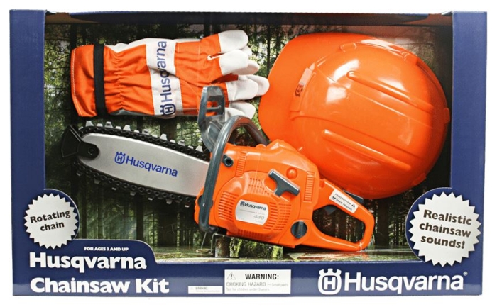 Igračka motorna pila  Husqvarna 440 + zaštitna oprema